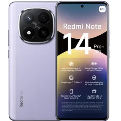 Xiaomi Redmi Note 14 Pro Plus 5G 8GB/256GB - Tím
