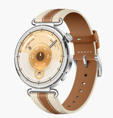 Huawei Watch GT 6 46mm viền thép dây da - Nâu