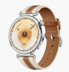  Huawei Watch GT 6 46mm viền thép dây da - Nâu 