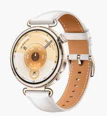  Huawei Watch GT 6 46mm viền thép dây da - Trắng 