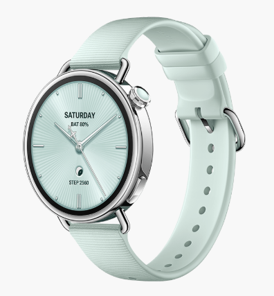 Xiaomi Watch S4 41mm dây cao su Fluoro - Xanh Mint