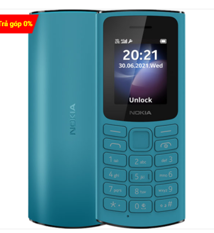 Nokia 105 4G Dual Sim - Xanh
