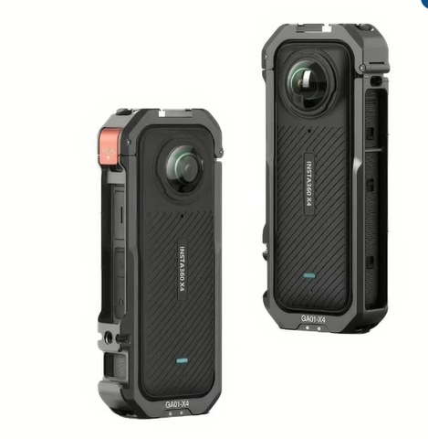 VRIG GA-01 Protective Frame Cage with Dual Cold Shoe for Insta360 X4