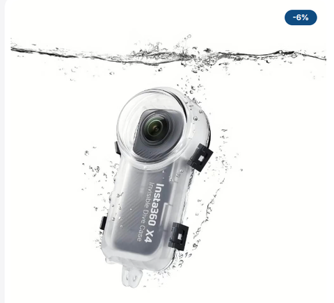 Vỏ Chống Nước Tàng Hình (Invisible Dive Case) Cho Insta360 X4