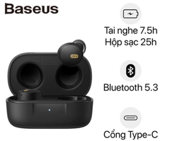 Tai nghe Bluetooth True Wireless Baseus Bowie E18 - Đen 