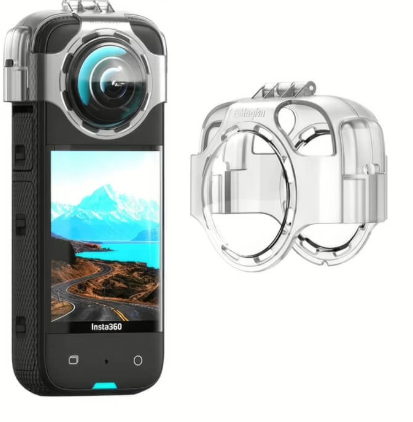 Bảo Vệ Ống Kính Dạng Nắp Chụp Cường Lực aMagisn Cho Insta360 X3
