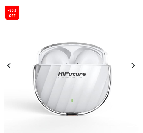 Tai nghe HiFuture FlyBuds3 True Wireless EarBuds - Trắng