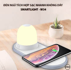  Đèn ngủ tích hợp sạc NHANH không dây Smartlight 