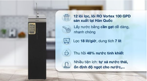 Máy lọc nước RO nóng nguội lạnh Hydrogen Kangaroo KG10A13 10 lõi
