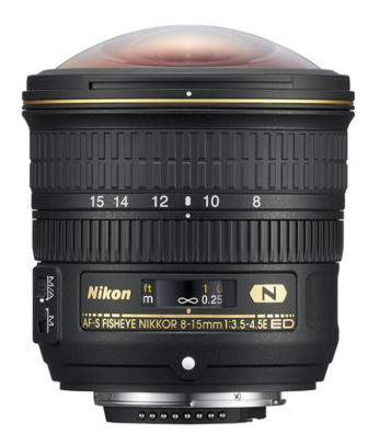 Nikon AF-S Fisheye Nikkor 8-15mm f/3.5-4.5E ED