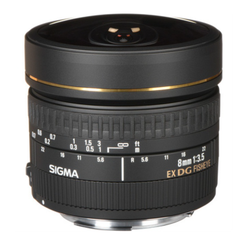  Sigma 8mm F3.5 EX DG Fisheye Circular For Canon 