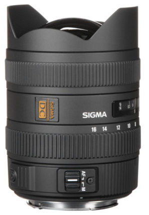 Sigma 8-16mm f/4.5-5.6 DC HSM For Canon EF