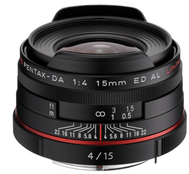 Pentax HD DA 15mm F4 Limited