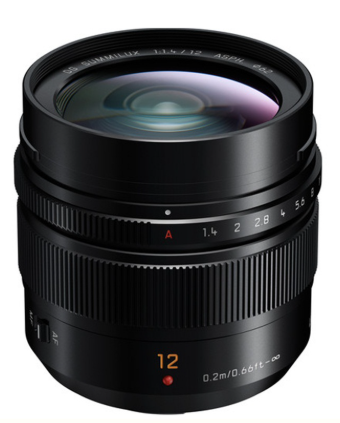 PANASONIC LEICA DG SUMMILUX 12MM F1.4 ASPH