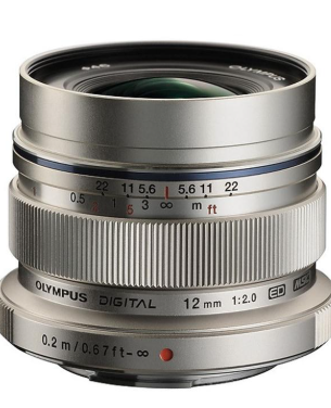 OLYMPUS M.ZUIKO DIGITAL ED 12MM F2 (BẠC)