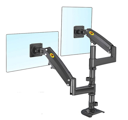 Giá treo 2 màn hình máy tính NB H180 (17 inch - 27 inch)