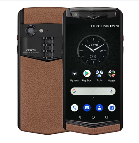 Vertu Aster P Gothic Calf Caramel Brown