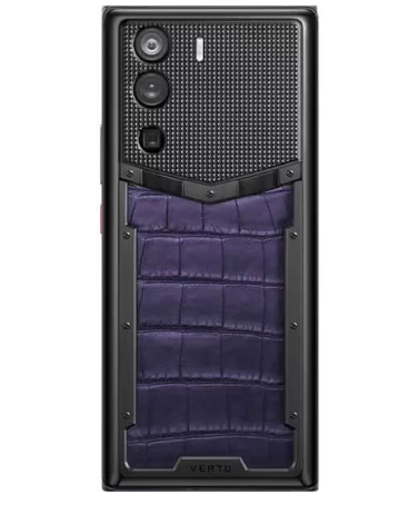 METAVERTU CURVE Grape Purple Alligator Leather Clous De Paris Pro
