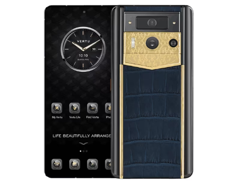 METAVERTU 2 MAX Custom Made Lotus Memory With Alligator Navy Blue