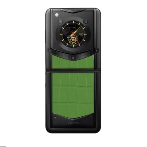 Vertu Ironflip Bamboo Green Alligator