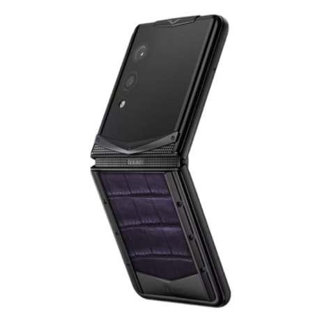 Vertu Quantum Flip Black Dark Purple Alli