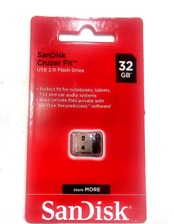 Bộ nhớ ngoài SanDisk 32gb SDCZ33-032G-G35, USB, Cruzer Fit