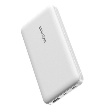 Sạc dự phòng Innostyle PowerMax 10.000 mAh PD/QC3.0 20W IP20PD - Màu sắc: Trắng