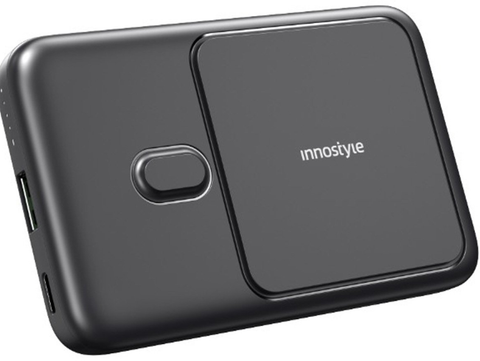 Sạc dự phòng iPhone Innostyle Powergo Magnectic PD/QC3.0 10.000mAh IM22PD Black (22.5W)