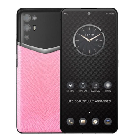 iVERTU Lizard Leather Peach Pink