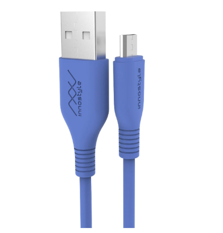 Cáp Innostyle Jazzy USB-A to USB-C 1,2M (IAC120) - Màu sắc: TLBL - Màu xanh dương