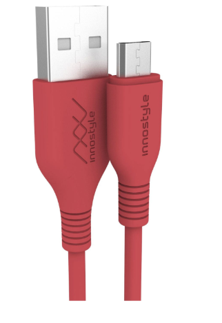 Cáp Innostyle Jazzy USB-A to micro 1.2M (IAB120) - Màu sắc: OR - Màu cam