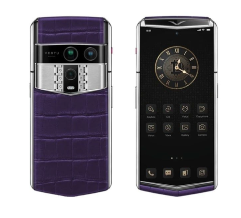 Vertu Agent Q Silver Advanced Set Grape Purple Alli 1TB