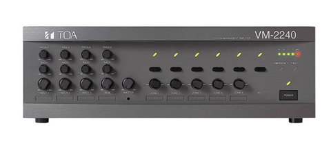 Mixer Amplifier 240W chọn 5 vùng loa TOA VM-2240