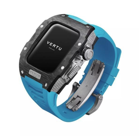 Vertu Watch Black Diamond Blue
