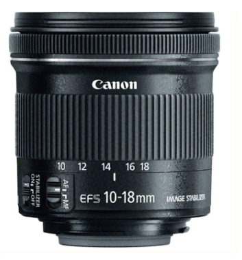 Canon EF-S 10-18mm F4.5-5.6 IS STM