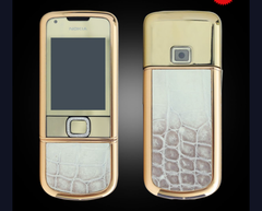  Nokia 8800 Rose Gold Da Cá Sấu Bạch Tạng 