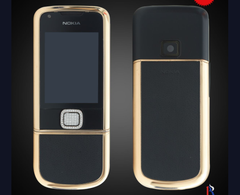  Nokia 8800E Rose Gold đính đá (da đen) 