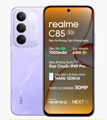 realme C85 5G 8GB/256GB - Tím