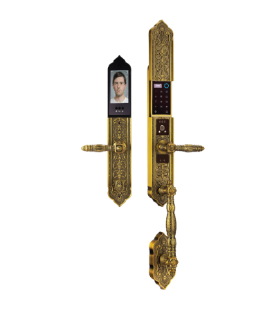 Khóa đại sảnh biệt thự Demax EL988 GB Brass App Wifi