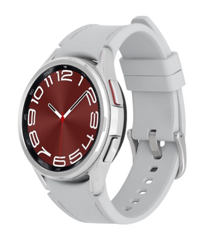 Samsung Galaxy Watch6 Classic 43mm dây silicone - Bạc