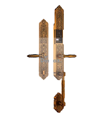  Khóa cửa đại sảnh biệt thự Demax EL888 GB Brass App Wifi 