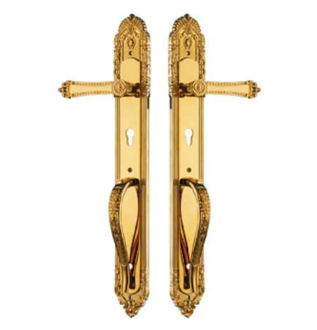 Khóa cửa chính và đại sảnh Demax CL806 BRASS 24K