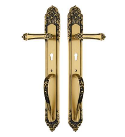 Khóa cửa chính và đại sảnh Demax CL805B BRASS 24K