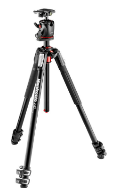 Manfrotto 190X Aluminum 3-Section Tripod Kit with 496RC2 Ball Head