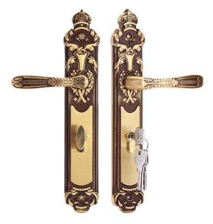 Khóa cửa chính và đại sảnh Demax CLK306 BRASS