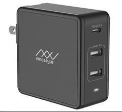  Sạc nhanh Innostyle Gomax Plus 73W (IC73-3PD) - Màu sắc: BK - Màu Đen 