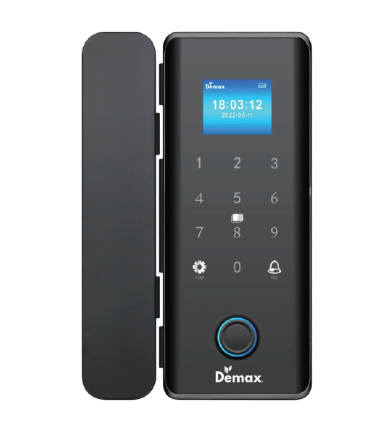 Khóa thông minh tự động Demax SL800 G Black APP Wifi