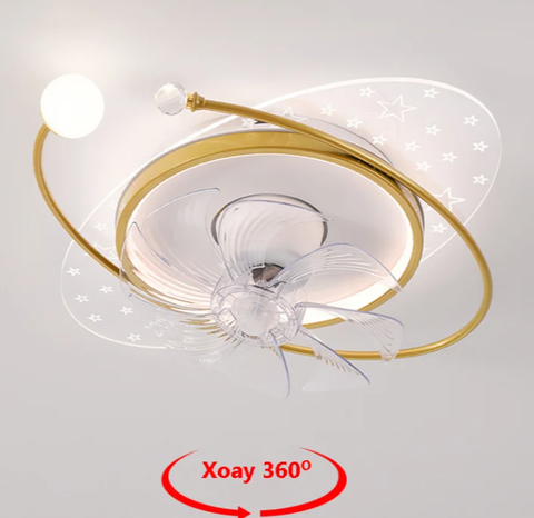 Đèn ốp trần quạt đảo K135YS