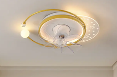  Đèn ốp trần quạt đảo K136YS 