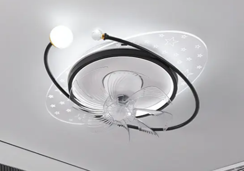 Đèn ốp trần quạt đảo K135BS